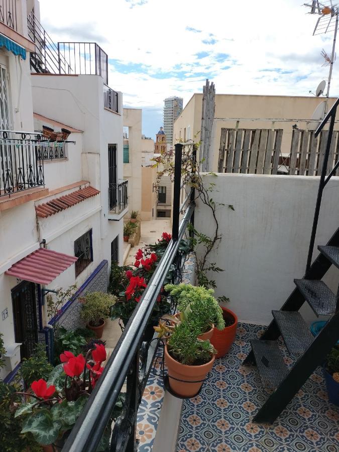 Private Terrace-Romantic-Sea, Castle Views-Central Alicante Dış mekan fotoğraf
